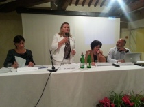 Da sinistra: Stefania Busatta, Laura Puppato, Ilaria Borletti Buitoni e Riccardo Valentini